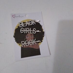 ⬇️⬇️⬇️True Love Black Girls Rock Blingy Bobby Pins